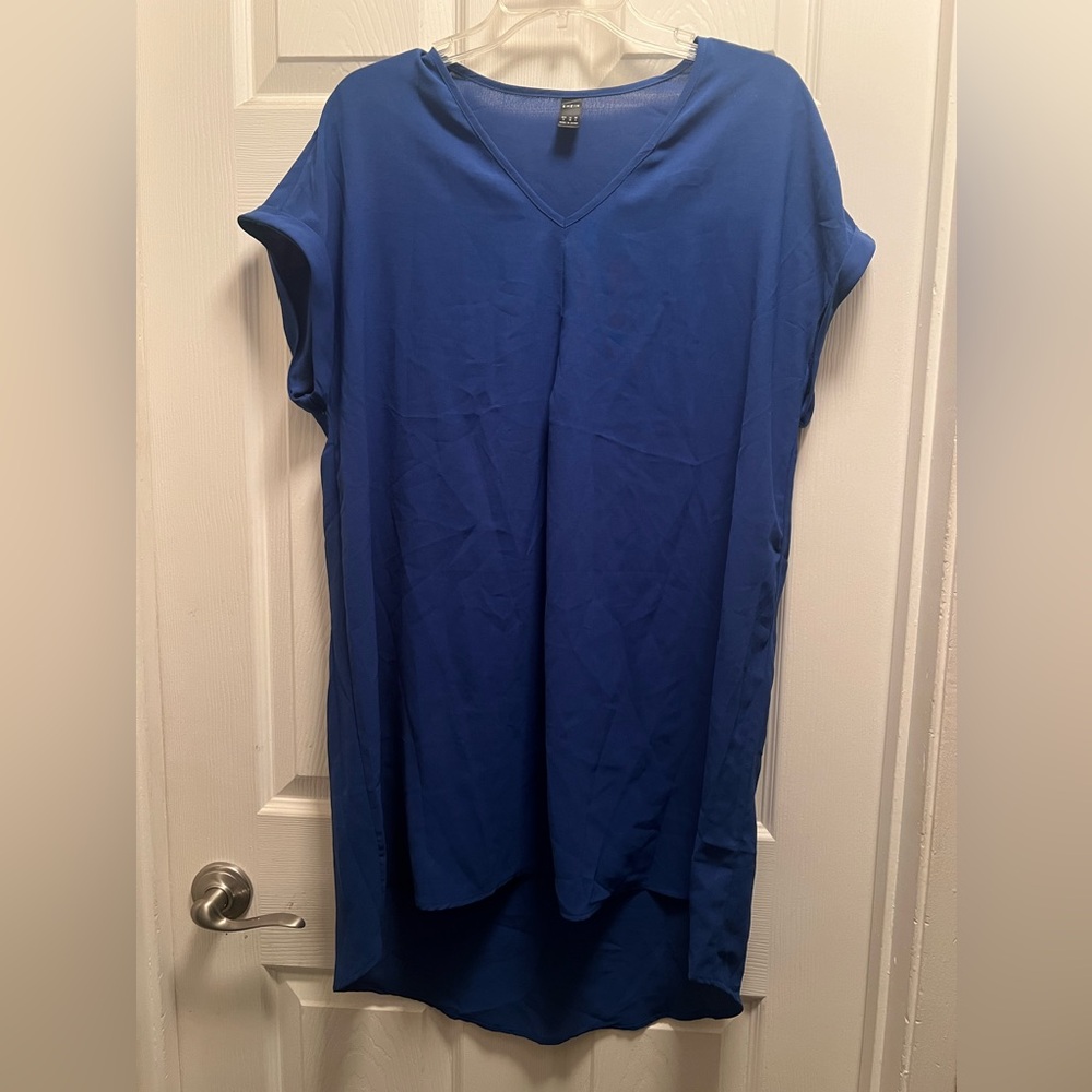 Royal Blue-flowy casual dress